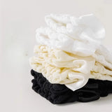Woman Lolita Cute Black White Socks