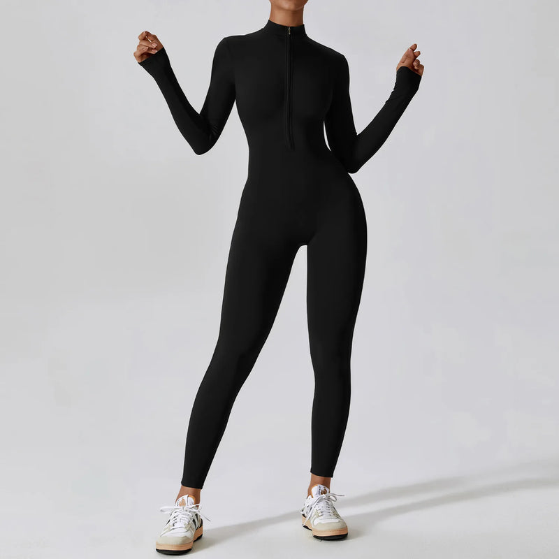 Yoga Boilersuit Long Sleeved Women's Sportswear