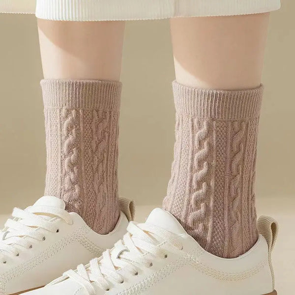 Vintage Cotton Long Sock