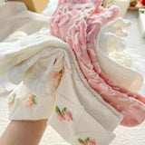 Japanese Woman Cute White Short Sock