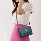 PU Leather Versatile Sling Shoulder Bag