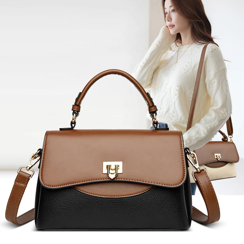 Luxury Large Capacity Multilayer Shoulder Bag