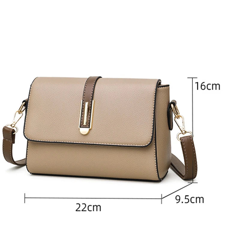 PU Leather Versatile Sling Shoulder Bag