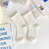 Lolita Style Japanese Woman Cute White Short Socks