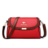 Solid Color High Quality Leather Small Shoulder Bag