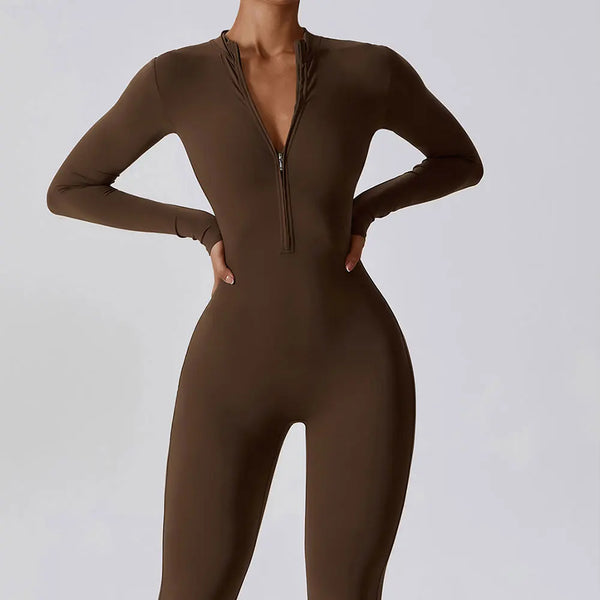 Yoga Boilersuit Long Sleeved Women's Sportswear