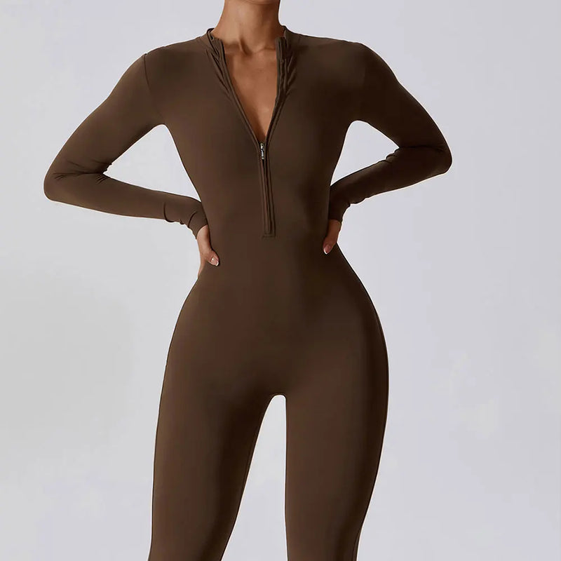 Yoga Boilersuit Long Sleeved Women's Sportswear