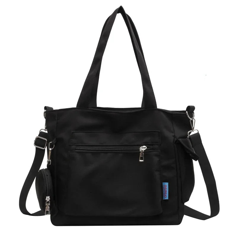 Simplicity Oxford Canvas Composite Shoulder Bag