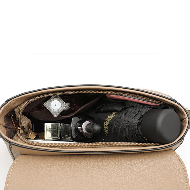 PU Leather Versatile Sling Shoulder Bag