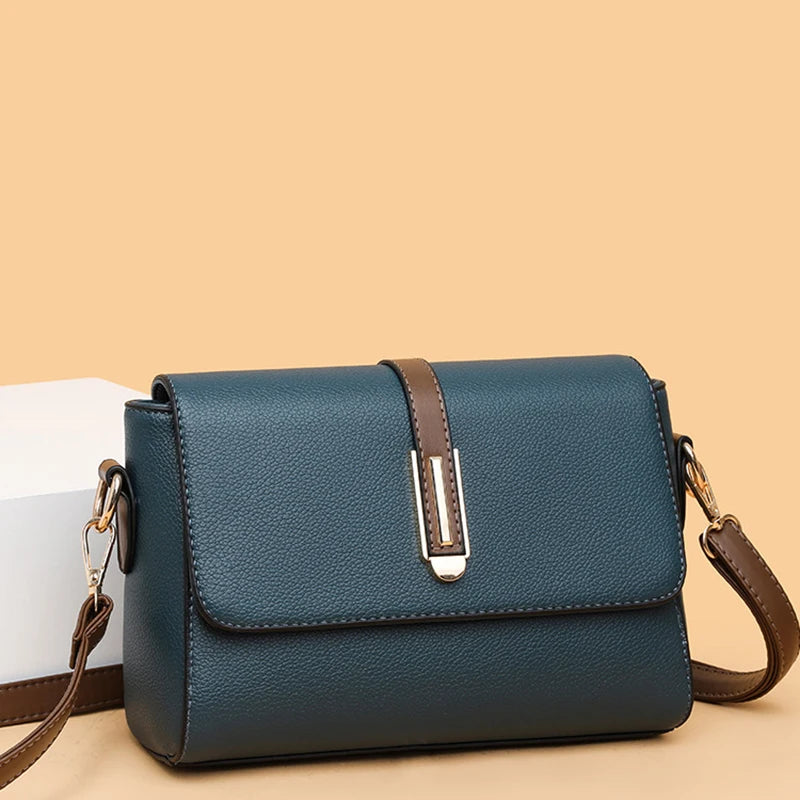 PU Leather Versatile Sling Shoulder Bag