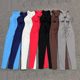 Pad Deep V Shape Women Tracksuit