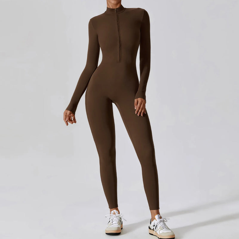 Yoga Boilersuit Long Sleeved Women's Sportswear