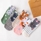 Japanese Woman Cute White Short Sock