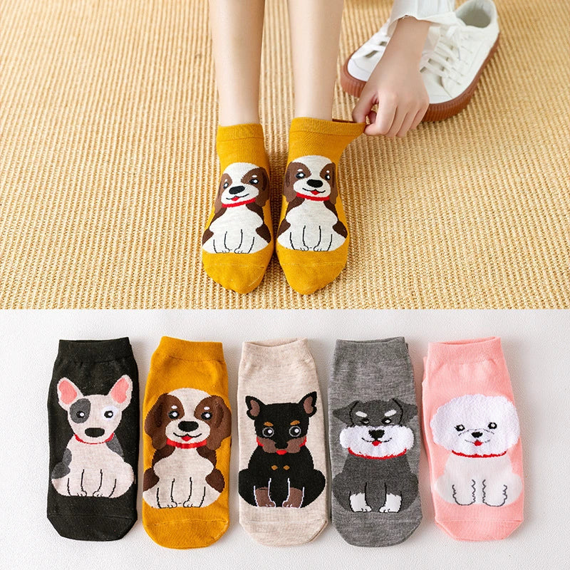 Japanese Woman Cute White Short Sock