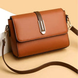 PU Leather Versatile Sling Shoulder Bag