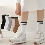 Japanese Woman Cute White Short Sock