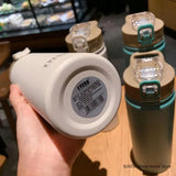 Stainless Steel Thermos Cup with Straw