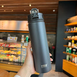 Stainless Steel Thermos Cup with Straw