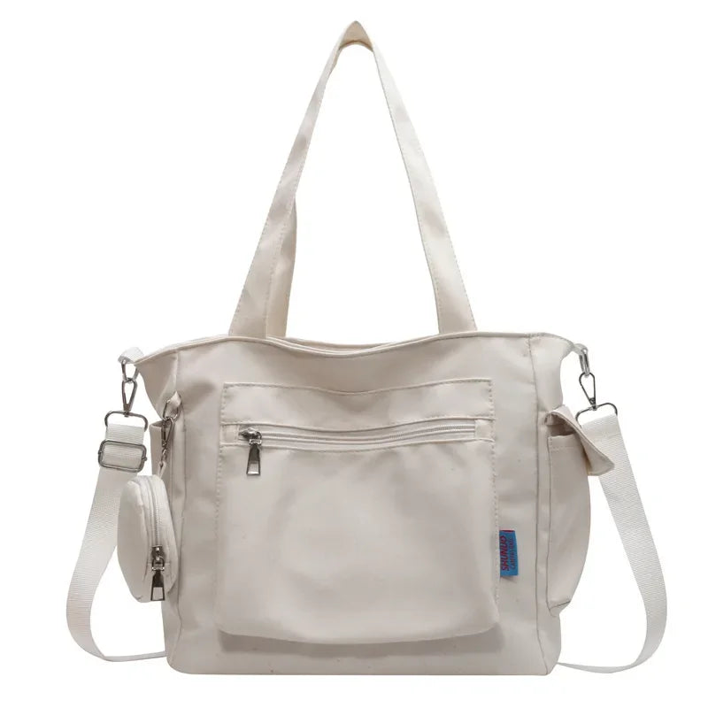 Simplicity Oxford Canvas Composite Shoulder Bag