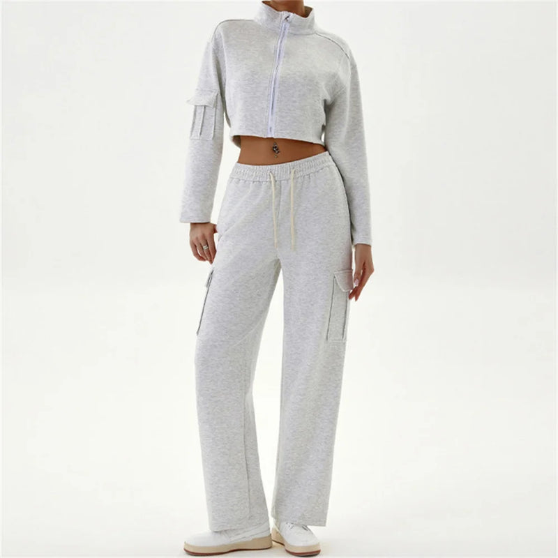 Women Stand Up Collar Long Sleeved Yoga Dress