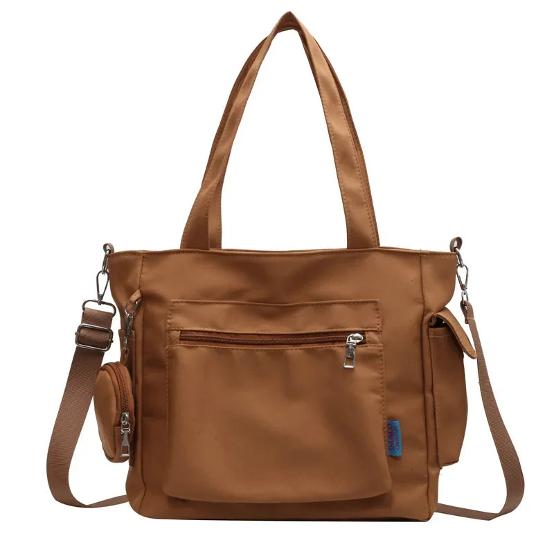 Simplicity Oxford Canvas Composite Shoulder Bag