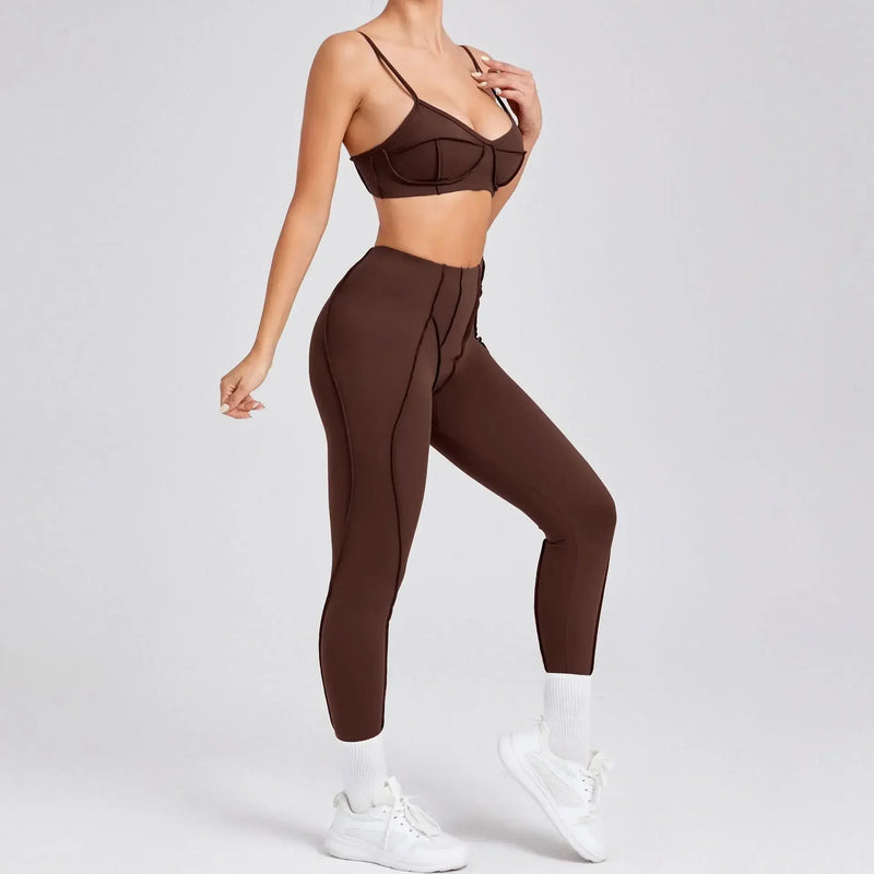 Waist Hip-lifting Seamless Yoga Sets