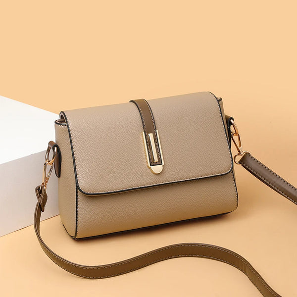 PU Leather Versatile Sling Shoulder Bag