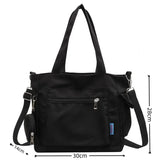 Simplicity Oxford Canvas Composite Shoulder Bag